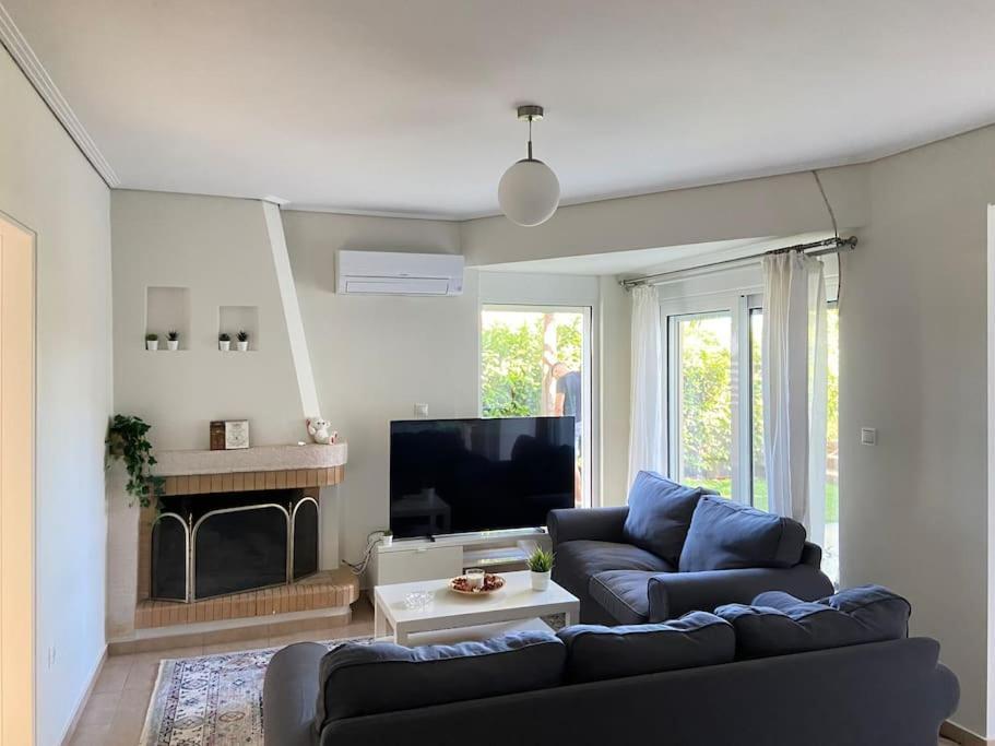 Cozy 2 Room Apartment With Garden Near Athens Air-Port Αρτέμιδα Εξωτερικό φωτογραφία