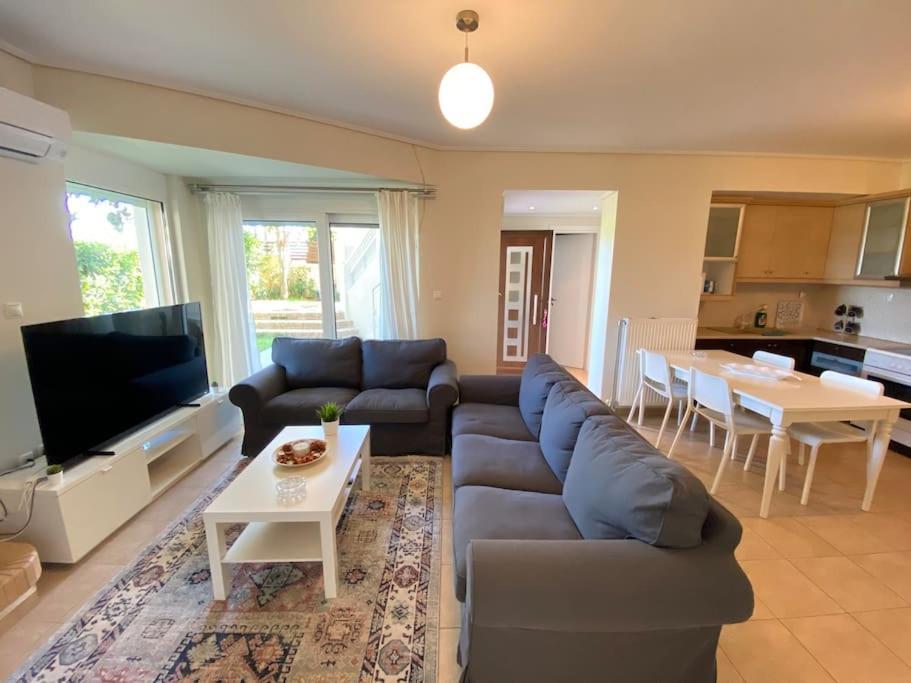 Cozy 2 Room Apartment With Garden Near Athens Air-Port Αρτέμιδα Εξωτερικό φωτογραφία